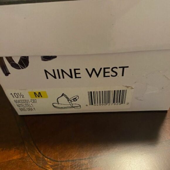 Nine West Orange Thong Slingback Flat sandals, size 10 1/2 - Picture 8 of 8